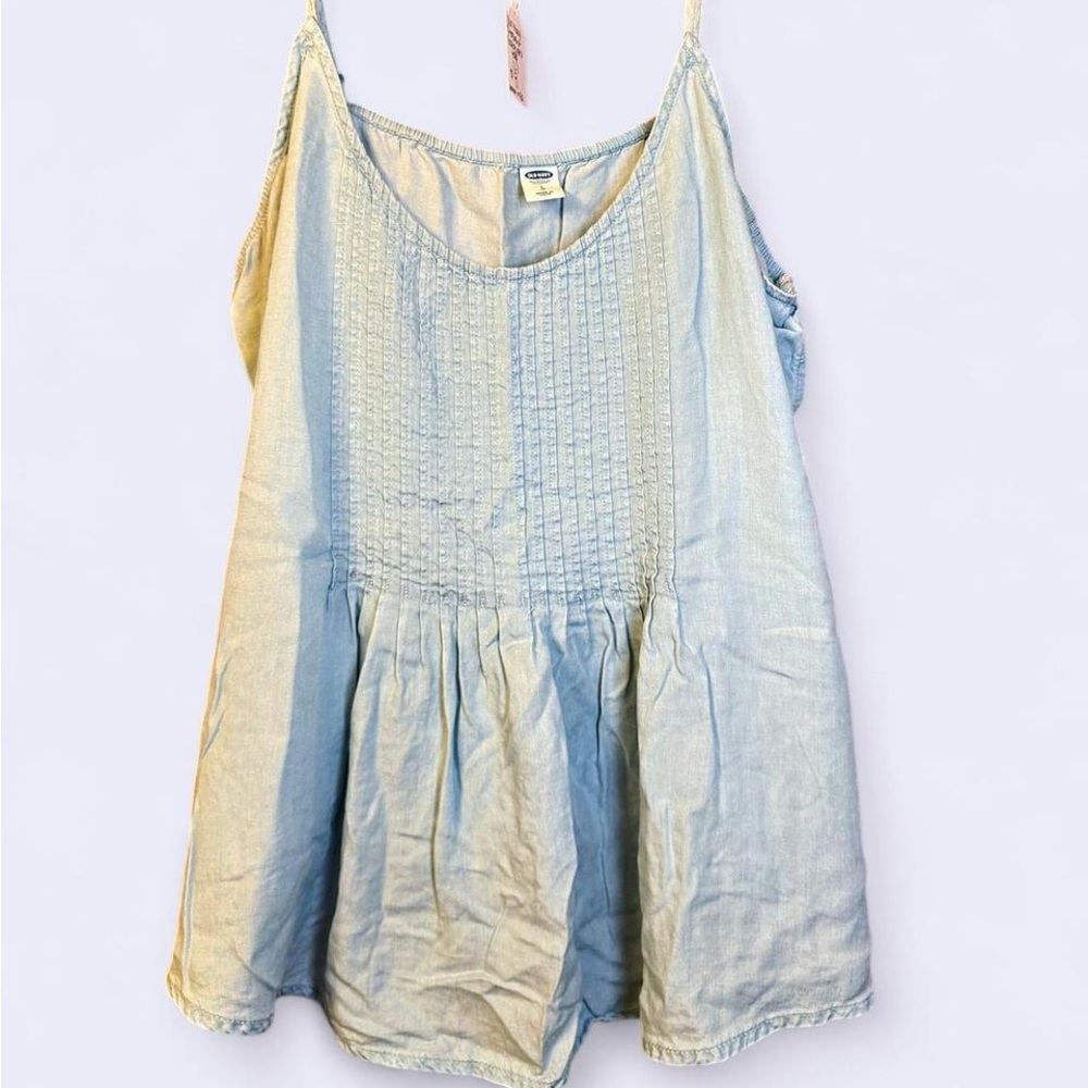 Light Blue Sleeveless Top